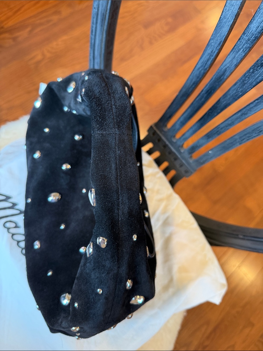 Madewell Mini Pouch in Suede with studs - Picture 5 of 6